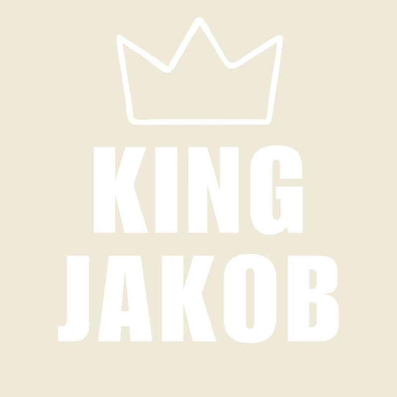 Jakob Name mit Buchstabe J - King Crown Hemd