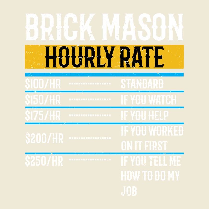 Brick Mason Hourly Rates Bricklayer Labor Worker