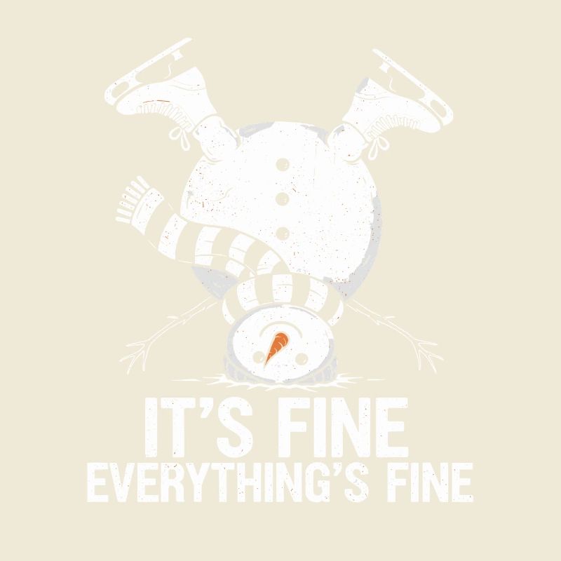 Upside-Down Snowman Saying