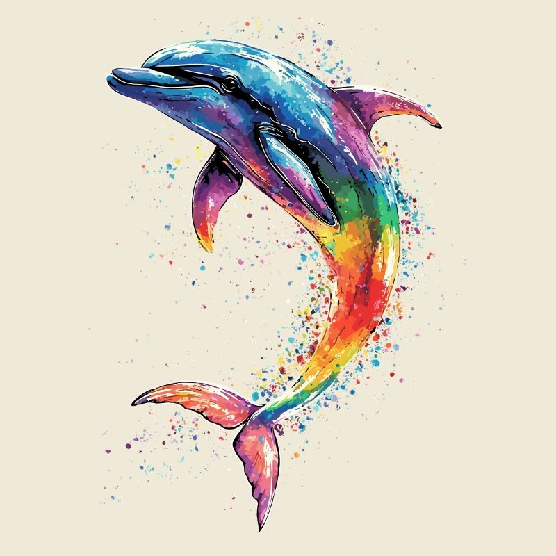 Dauphin Plongeur Dauphins Océan Dauphins mignons Dauphin