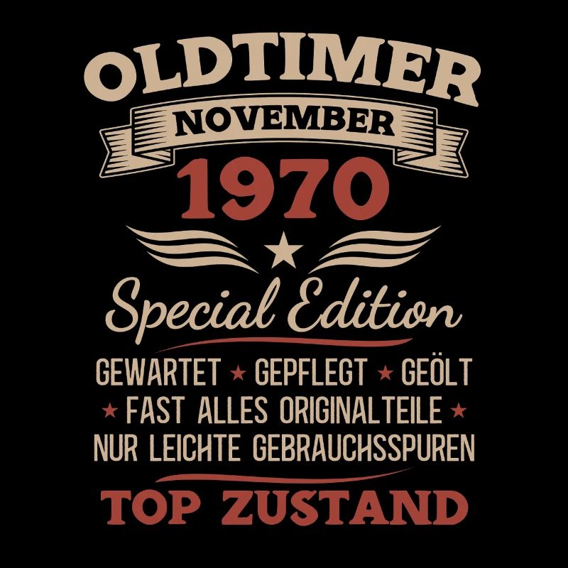 55. Geburtstag Geschenk Oldtimer November 1970