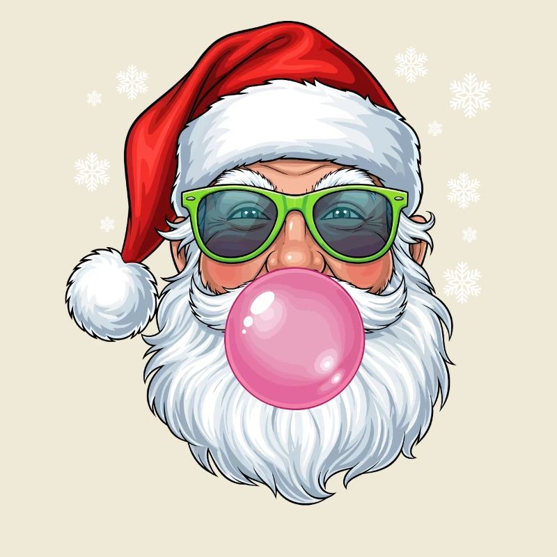 Weihnachtsmann Bubble Gum