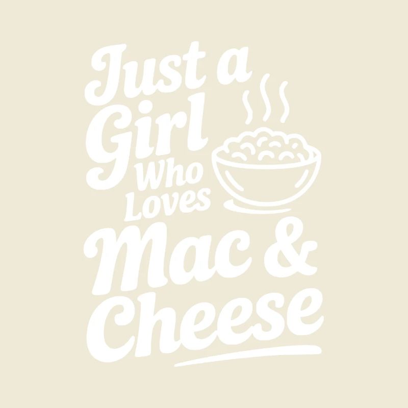 Nur ein Mädchen, das Mac & Cheese liebt