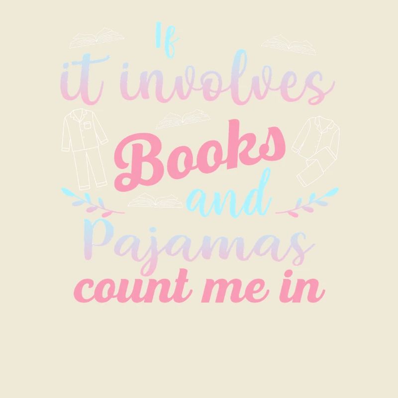 Bücher & Pyjamas Pastell-Design