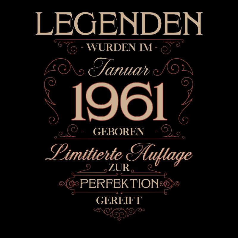 Légende du 65e anniversaire janvier 1961