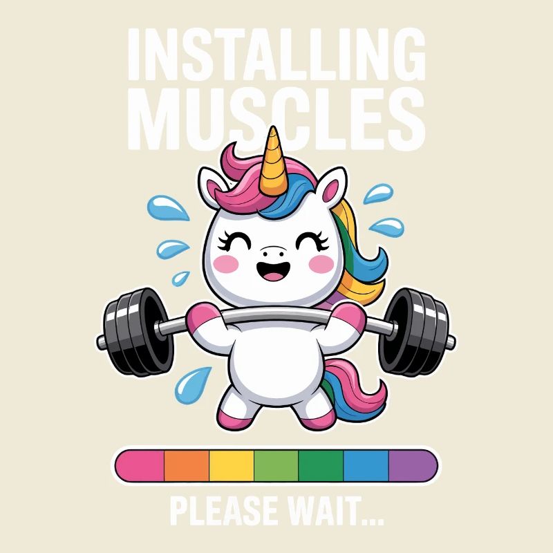 Unicorn Weight Training Installing Muscles