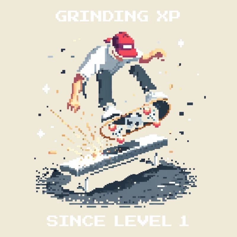 Grinding XP since Level 1 | Skateboard