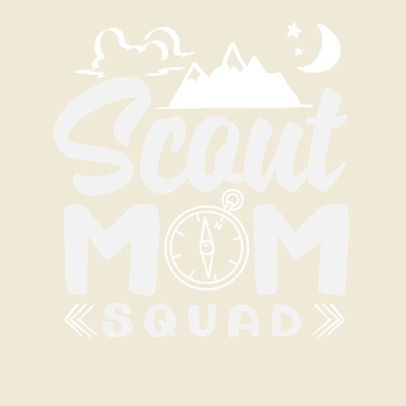 Stolze Mutter Pfadfinderin Scouting Mom Squad