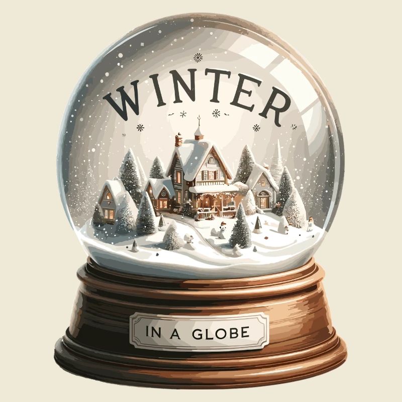 Winter Magic Snow Globe Village