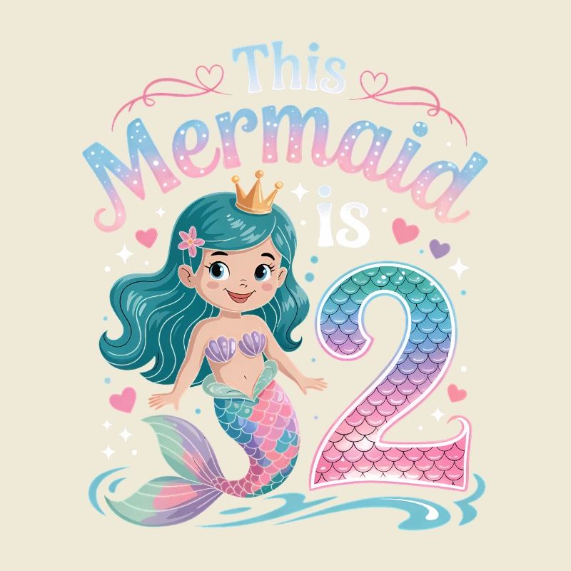 Sirène 2e anniversaire 2 ans