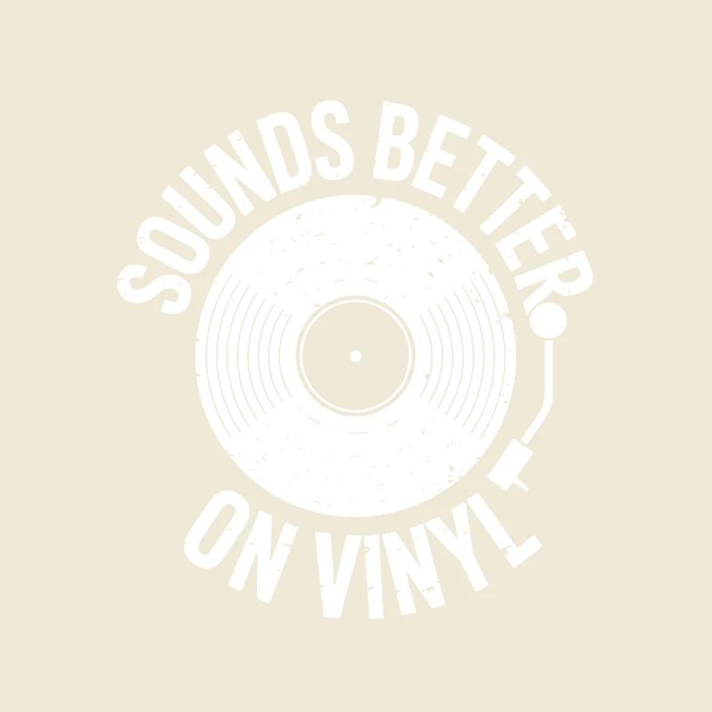 Ça sonne mieux sur le design du logo vinyle