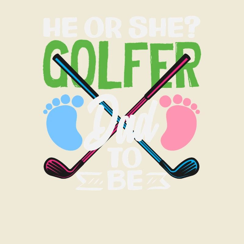 Er Oder Sie Golfer Papa Gender Reveal