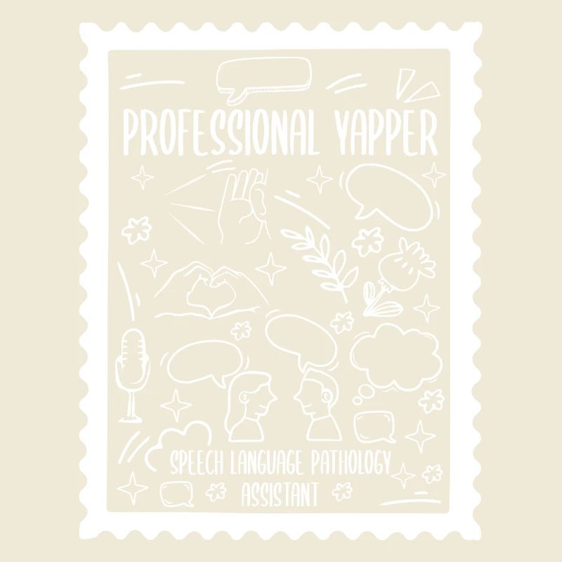 Professionelle Yapper Speech Language SLP