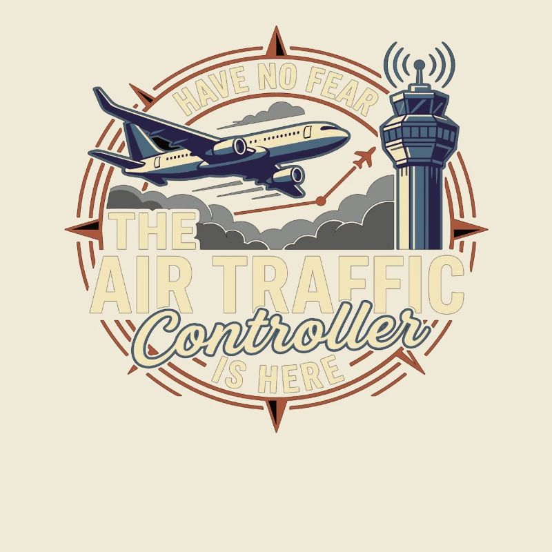 Air Traffic Controller Flugzeug Tower Spruch