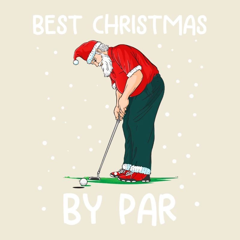 Golfing Santa by Par