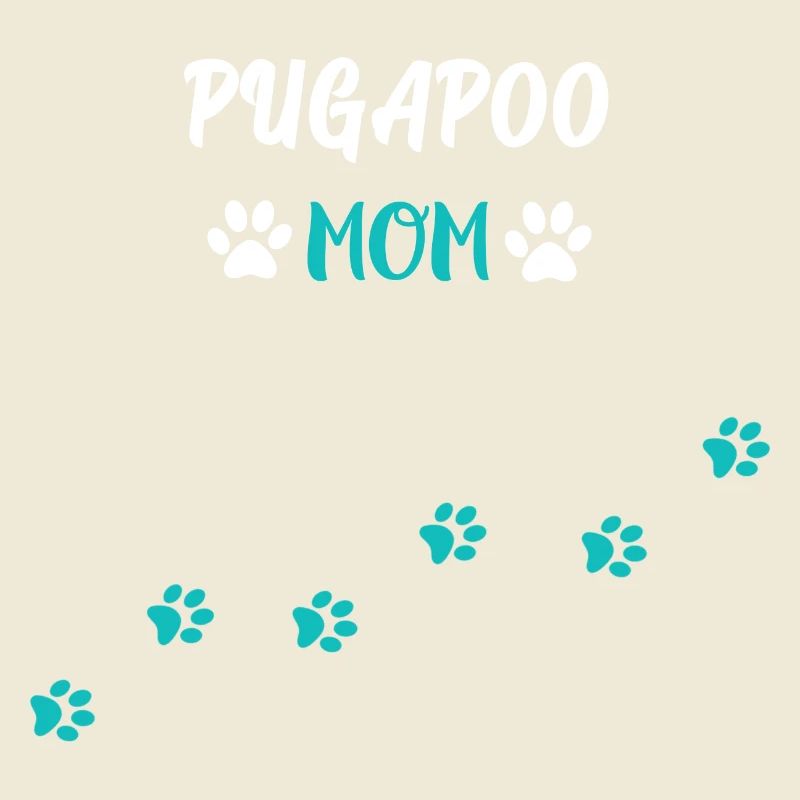 Pugapoo Mom - Pudel Mops Mix