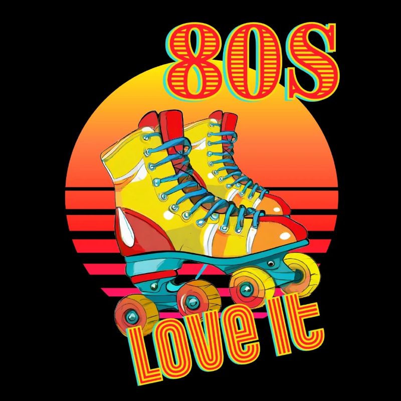 Roller Skates 80's Retro Vintage