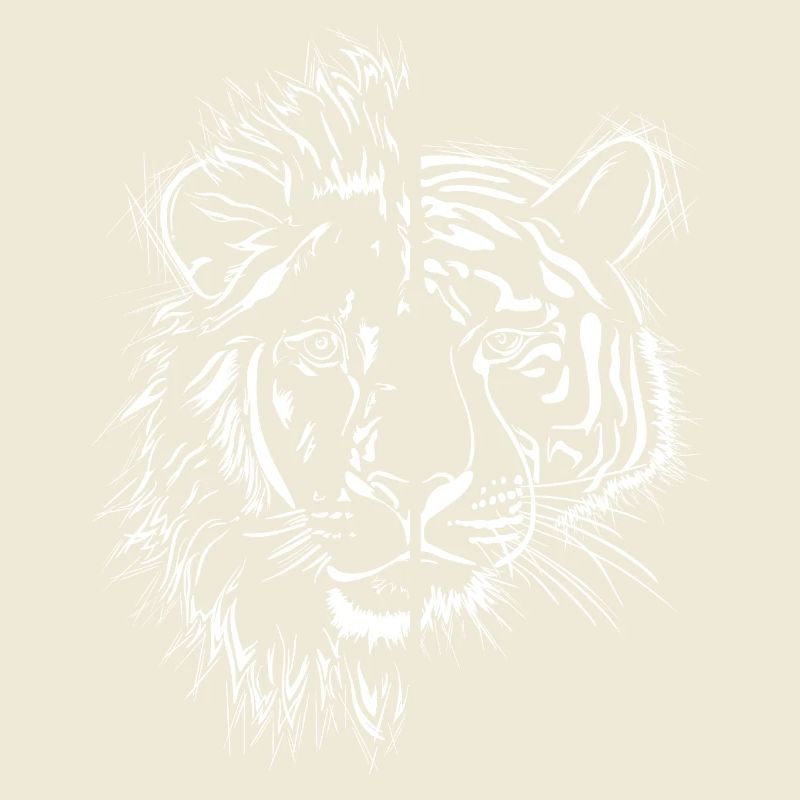 halb Löwe halb Tiger