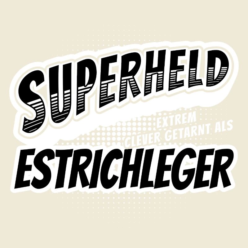 Superheld, clever getarnt als Estrichleger