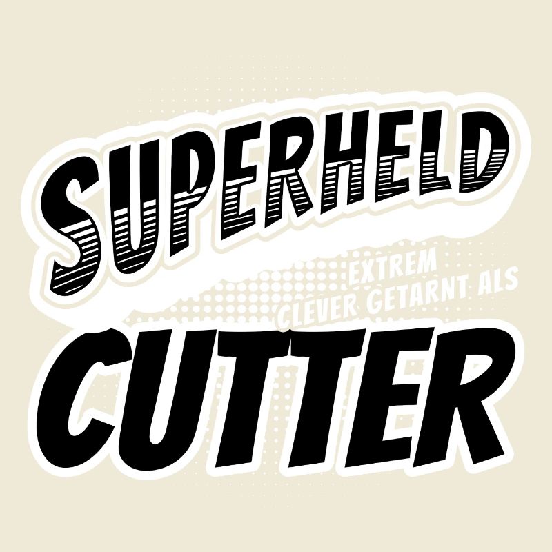 Superheld, clever getarnt als Cutter