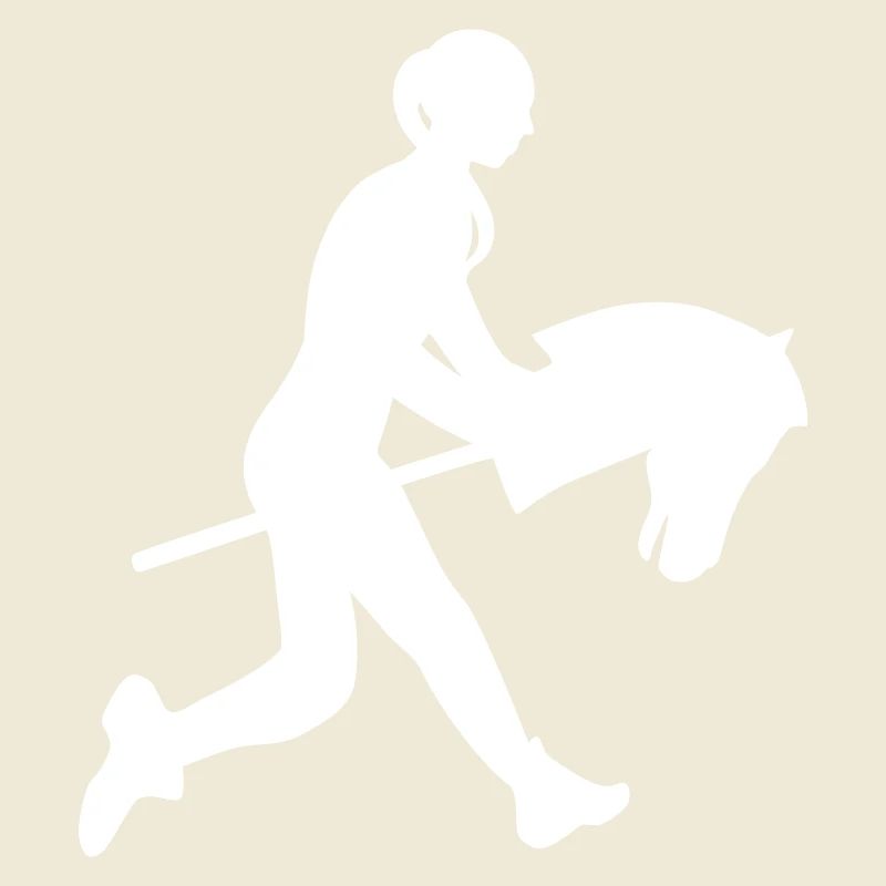 Reitspaß mit dem Steckenpferd
