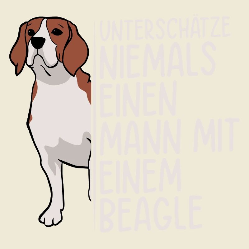 Never underestimate a man with a beagle