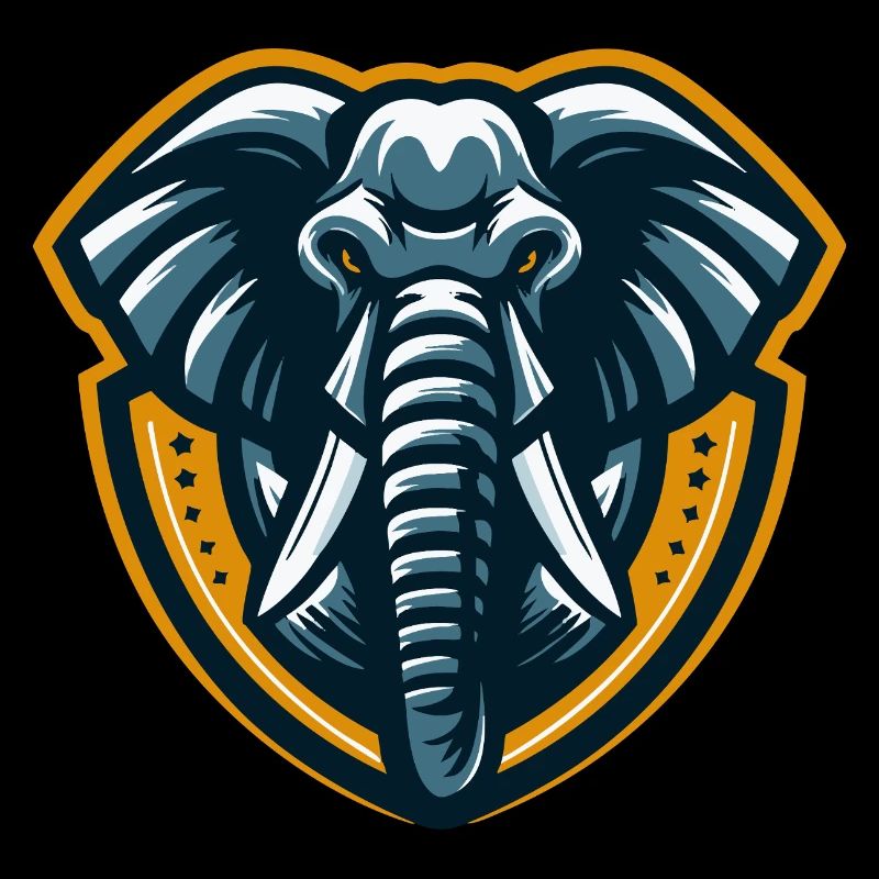 Elephant symbolizing strength and wisdom