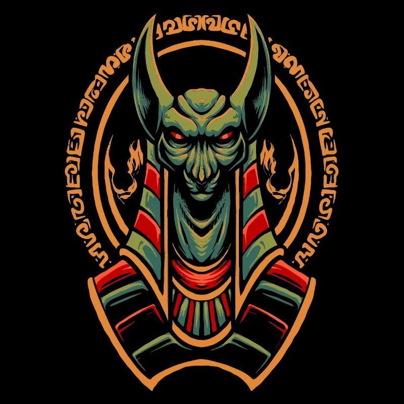 Hiéroglyphe égyptien drapeau du Nil pyramide du pharaon Le Caire