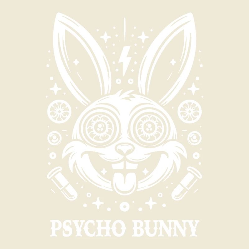 Psycho Bunny Neon Psychédélisme