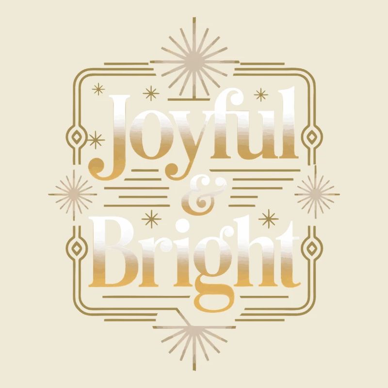 Joyful & Bright Gold Glow