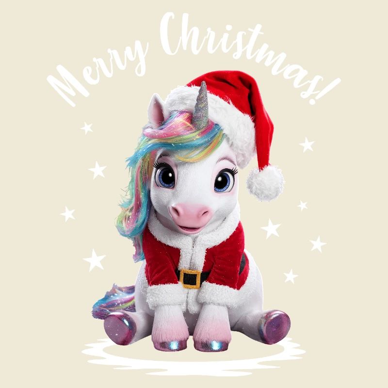 Einhorn Weihnachtsshirt Einhorn Weihnachtspullover