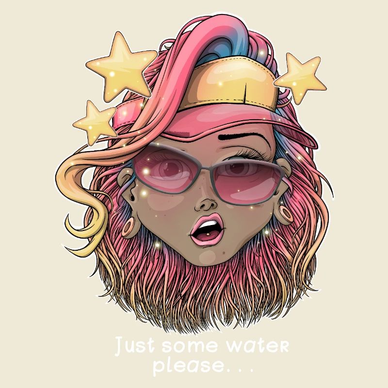 Regenbogen Hitzschlag Mädchen Design