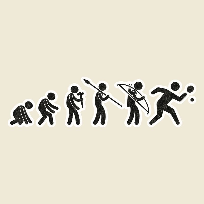 Evolution Tennis de Table Noir Grunge