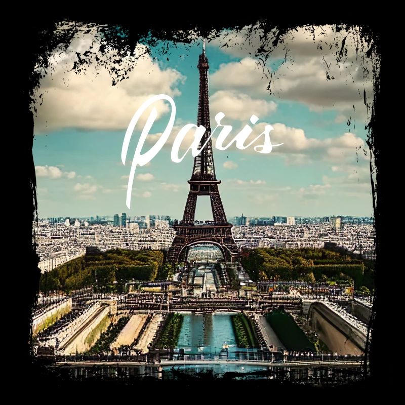 Paris Tour Eiffel style décontracté