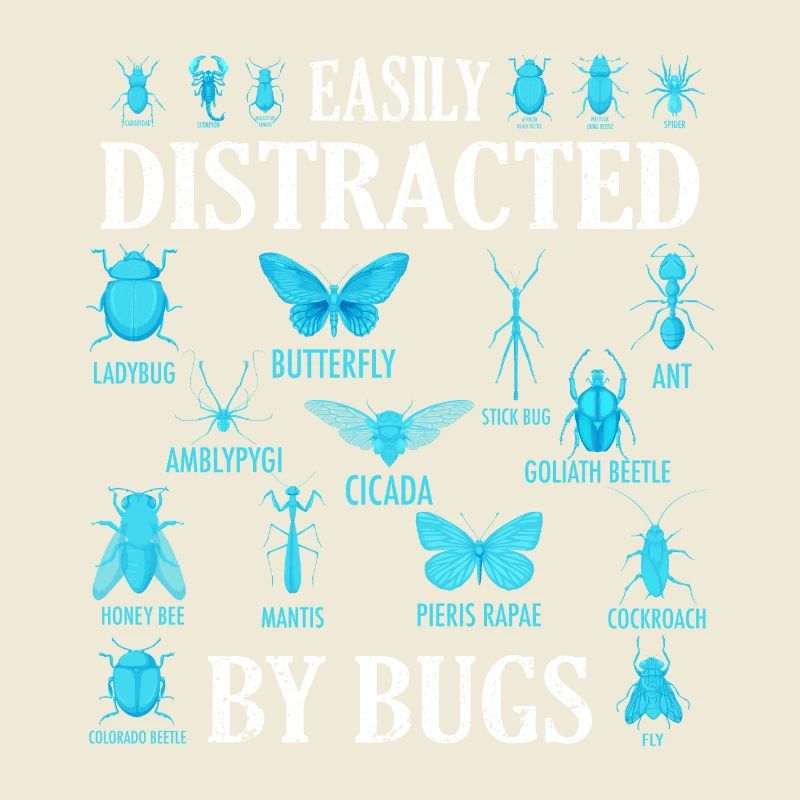 Facilement distrait par les insectes