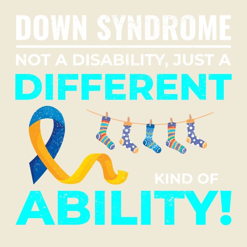 Down Syndrome Awareness Different Ability