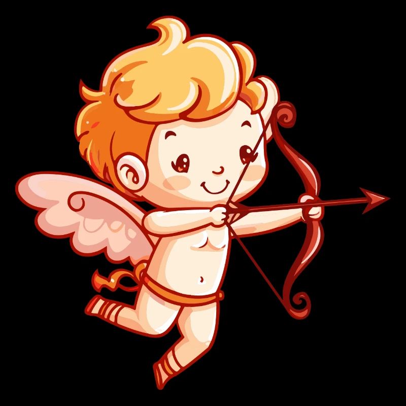 Angelo San Valentino Cupido innamorato