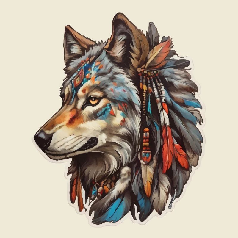 Wolf Indianer