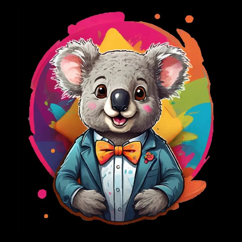Lustiges Comic Koala