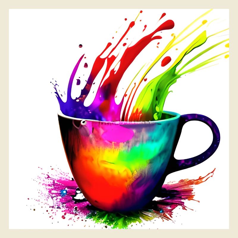 Kaffeetassen bunt 28