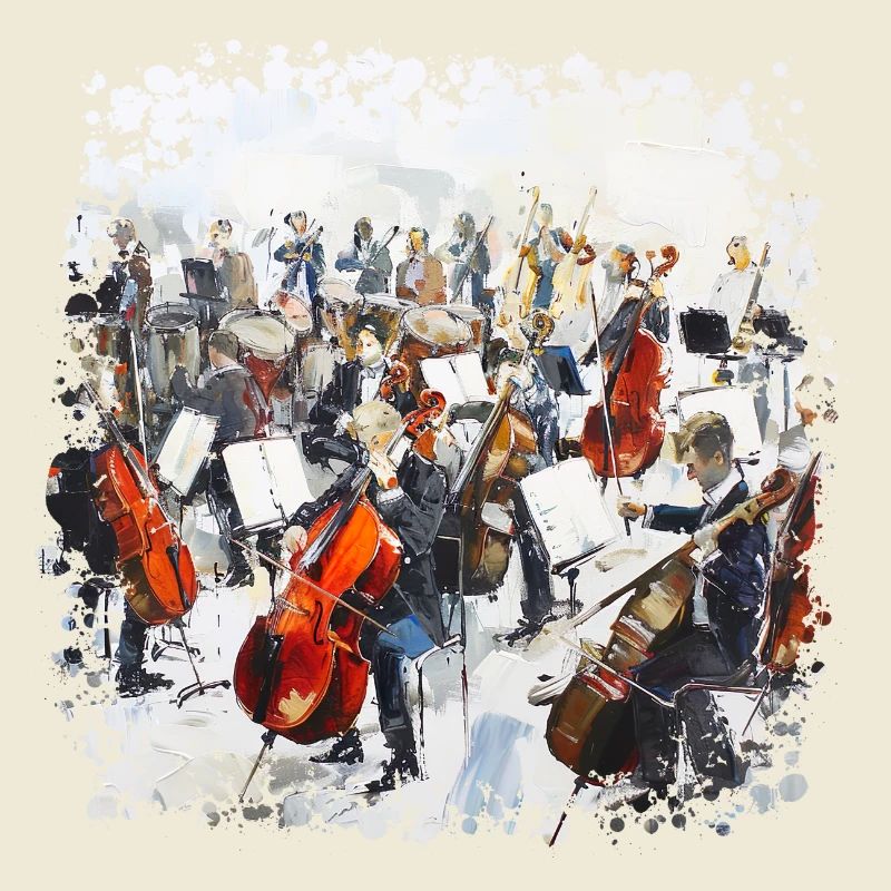 The double bass is the largest string instrument
