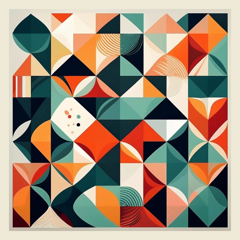 Modern Geometric Abstract Design