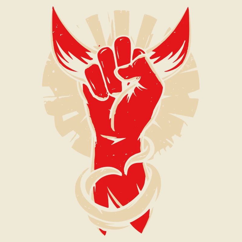 Devil horns hand