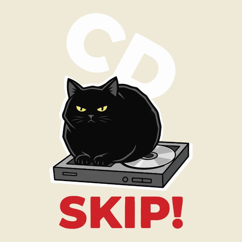 CD Skip Chat Music Humor