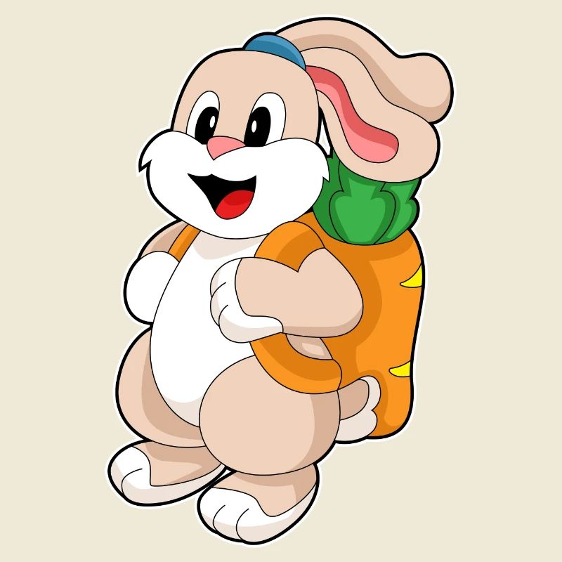 Rabbit Carrot Backpack