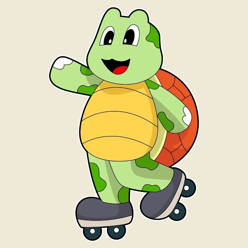 Turtle Inline Skating Roller Skates