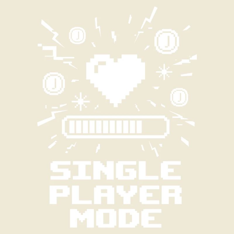 Single Player Mode Gamer Heart