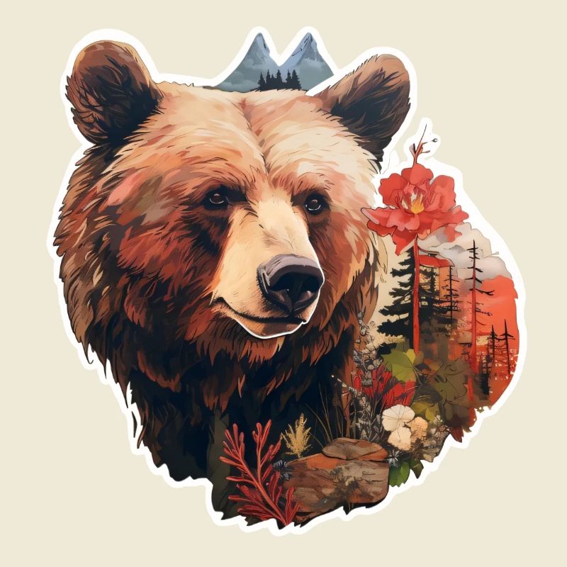 Bär in der Wildnis