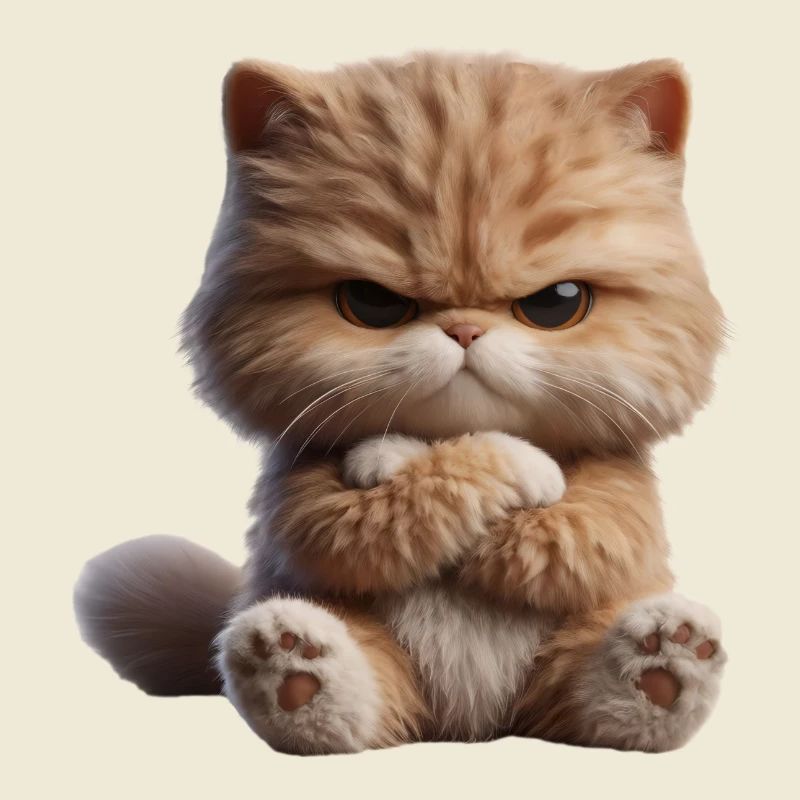 Katze grimmig 1
