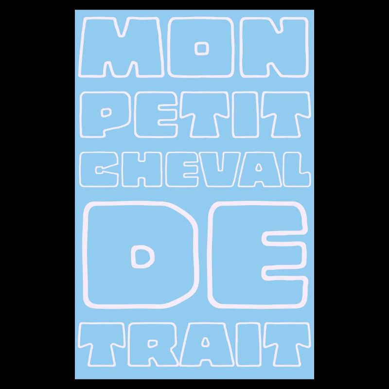 Mon petit cheval de trait